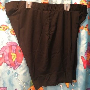 Torrid Plus 6X 6 Black Bike Short Mesh Hem